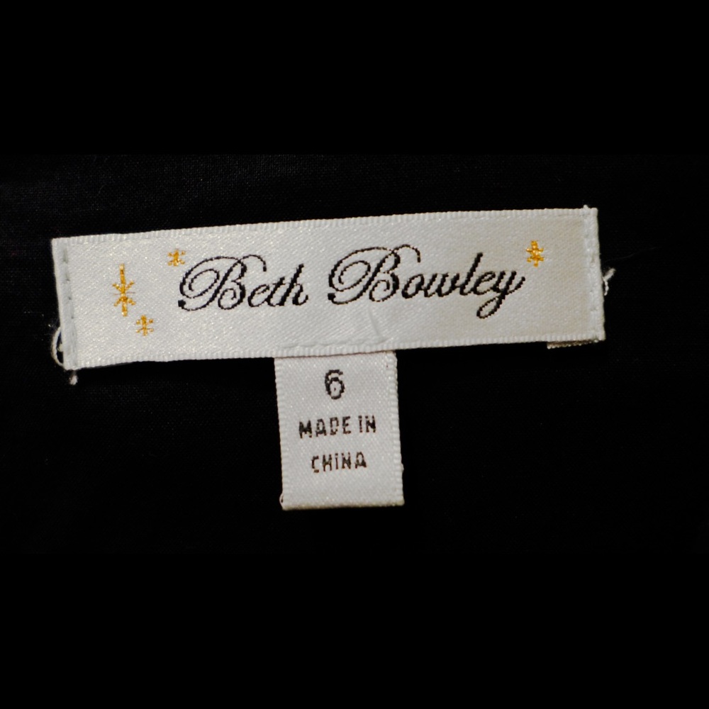 Anthropologie Beth Bowley Flower Embroidered Dress - Picture 5 of 6